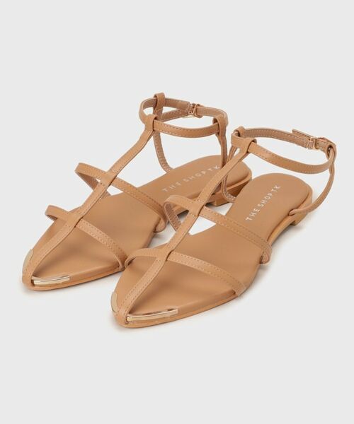 THE SHOP TK/ザ ショップ ティーケー 華奢ストラップサンダル ベージュ(052) 45(24.5cm) THE SHOP TK/ザ ショップ ティーケー 華奢ストラップサンダル ベージュ(052) 45(24.5cm)