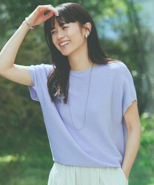 THE SHOP TK / ザ ショップ ティーケー ニット・セーター | 美人フレンチニット【8色展開/WEB限定カラー/洗濯機OK/毛玉になりにくい】 | 詳細3