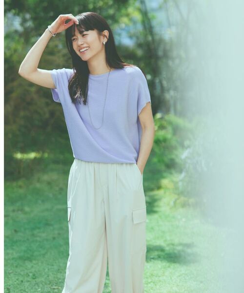 THE SHOP TK / ザ ショップ ティーケー ニット・セーター | 美人フレンチニット【8色展開/WEB限定カラー/洗濯機OK/毛玉になりにくい】 | 詳細4