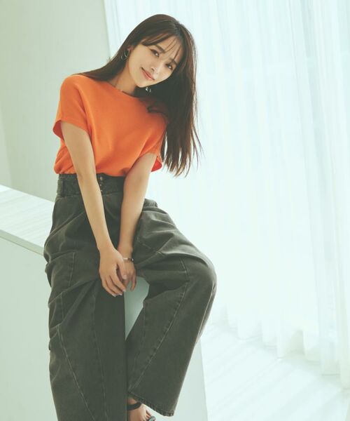 THE SHOP TK / ザ ショップ ティーケー ニット・セーター | 美人フレンチニット【8色展開/WEB限定カラー/洗濯機OK/毛玉になりにくい】 | 詳細7