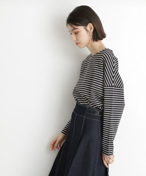 THE SHOP TK / ザ ショップ ティーケー カットソー | ドロップショルダープルオーバー【洗える】 | 詳細10