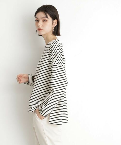 THE SHOP TK / ザ ショップ ティーケー カットソー | ドロップショルダープルオーバー【洗える】 | 詳細2