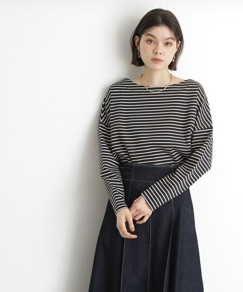 THE SHOP TK / ザ ショップ ティーケー カットソー | ドロップショルダープルオーバー【洗える】 | 詳細9