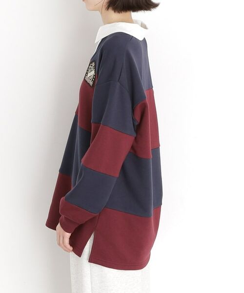 THE SHOP TK / ザ ショップ ティーケー カットソー | ラガーシャツ/洗濯機OK | 詳細10