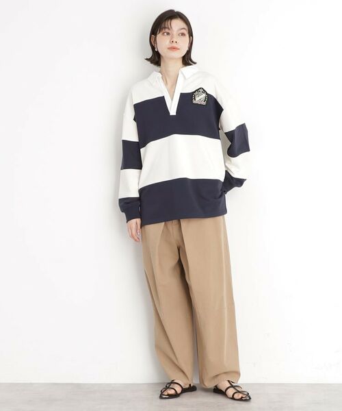 THE SHOP TK / ザ ショップ ティーケー カットソー | ラガーシャツ/洗濯機OK | 詳細2