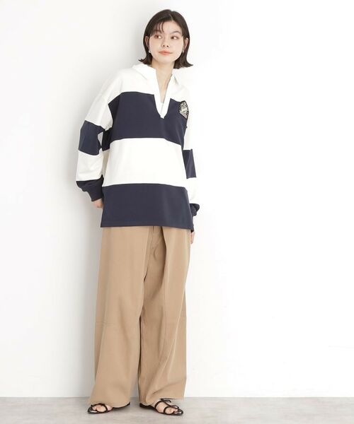 THE SHOP TK / ザ ショップ ティーケー カットソー | ラガーシャツ/洗濯機OK | 詳細3