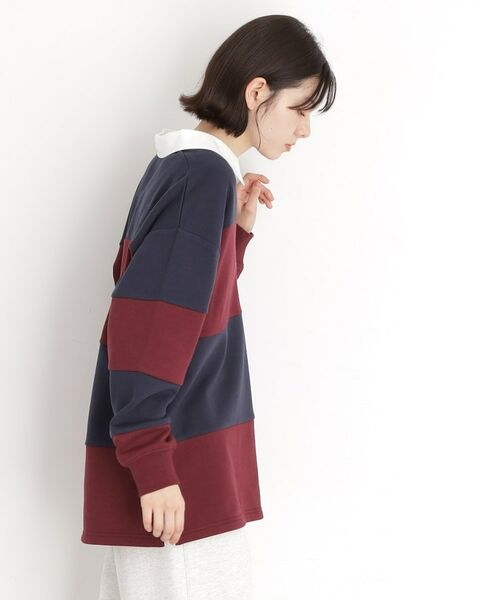 THE SHOP TK / ザ ショップ ティーケー カットソー | ラガーシャツ/洗濯機OK | 詳細6