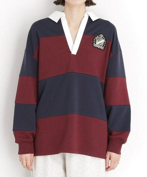 THE SHOP TK / ザ ショップ ティーケー カットソー | ラガーシャツ/洗濯機OK | 詳細9