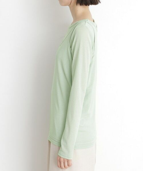 THE SHOP TK / ザ ショップ ティーケー カットソー | シアーフライスレイヤード　【セットアイテム】 | 詳細18