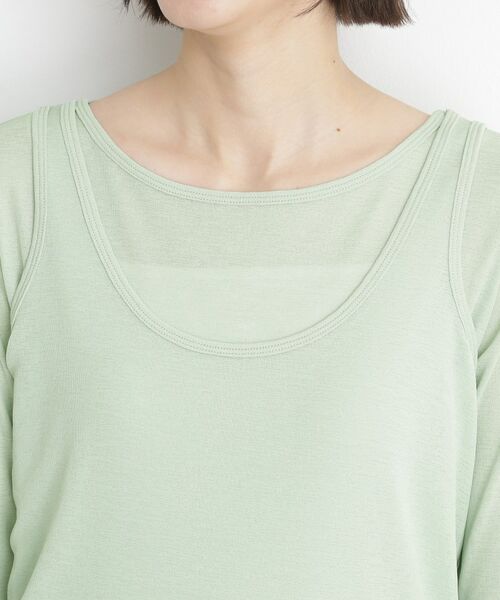 THE SHOP TK / ザ ショップ ティーケー カットソー | シアーフライスレイヤード　【セットアイテム】 | 詳細20