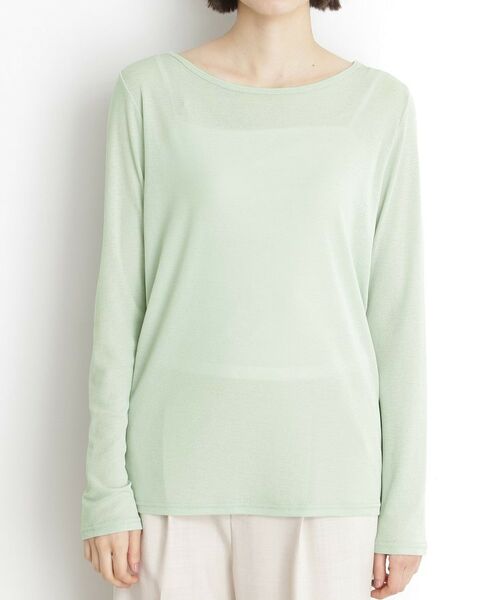 THE SHOP TK / ザ ショップ ティーケー カットソー | シアーフライスレイヤード　【セットアイテム】 | 詳細23