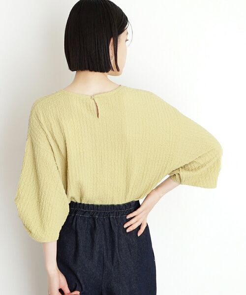 THE SHOP TK / ザ ショップ ティーケー カットソー | ポコポコ袖タックプルオーバー【洗濯機OK】 | 詳細18