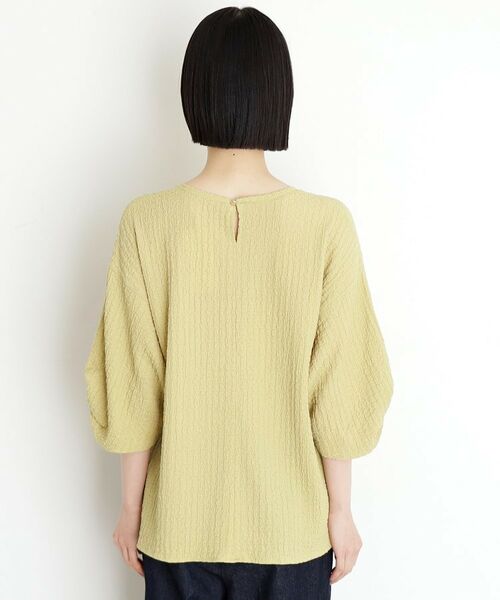 THE SHOP TK / ザ ショップ ティーケー カットソー | ポコポコ袖タックプルオーバー【洗濯機OK】 | 詳細30