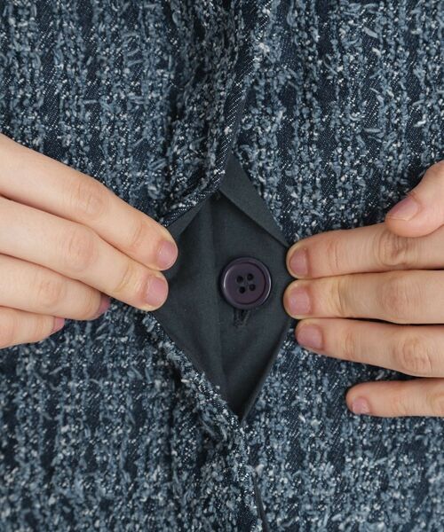 THE SHOP TK / ザ ショップ ティーケー ベスト | ジャカードデニムビスチェ【洗濯機OK】 | 詳細14