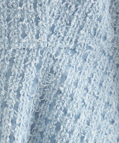 THE SHOP TK / ザ ショップ ティーケー ベスト | ジャカードデニムビスチェ【洗濯機OK】 | 詳細8