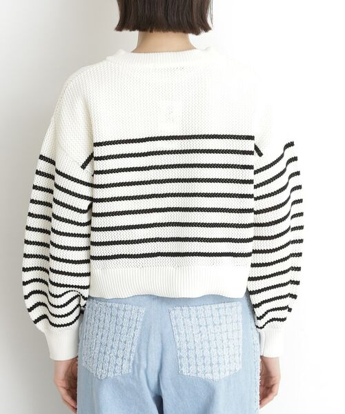 THE SHOP TK / ザ ショップ ティーケー カーディガン・ボレロ | 布帛ドッキングメッシュカーデ | 詳細19