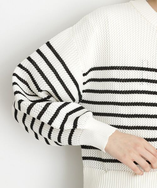 THE SHOP TK / ザ ショップ ティーケー カーディガン・ボレロ | 布帛ドッキングメッシュカーデ | 詳細21