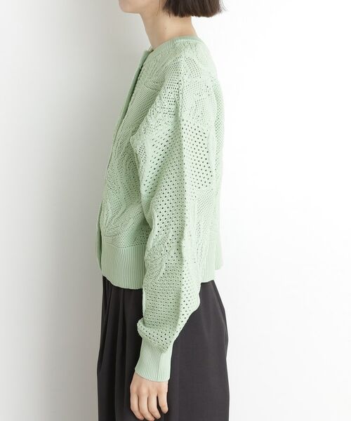 THE SHOP TK / ザ ショップ ティーケー ニット・セーター | レース編みカーディガン【前後2WAY】 | 詳細16