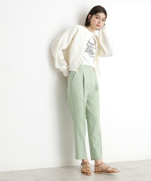 THE SHOP TK / ザ ショップ ティーケー ニット・セーター | レース編みカーディガン【前後2WAY】 | 詳細3