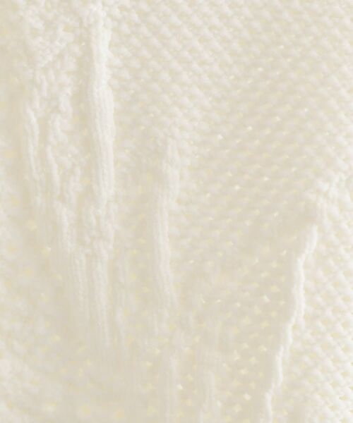 THE SHOP TK / ザ ショップ ティーケー ニット・セーター | レース編みカーディガン【前後2WAY】 | 詳細4