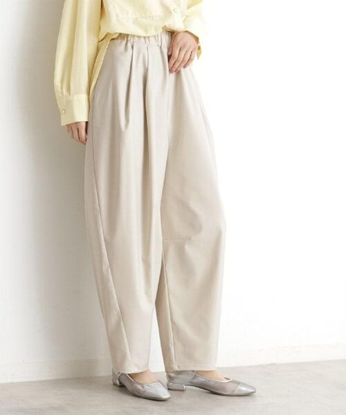 THE SHOP TK / ザ ショップ ティーケー ショート・ハーフ・半端丈パンツ | バレルパンツ【洗える】 | 詳細13