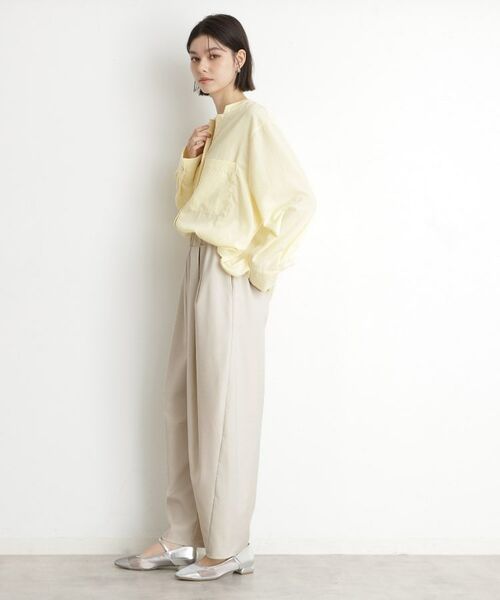 THE SHOP TK / ザ ショップ ティーケー ショート・ハーフ・半端丈パンツ | バレルパンツ【洗える】 | 詳細15