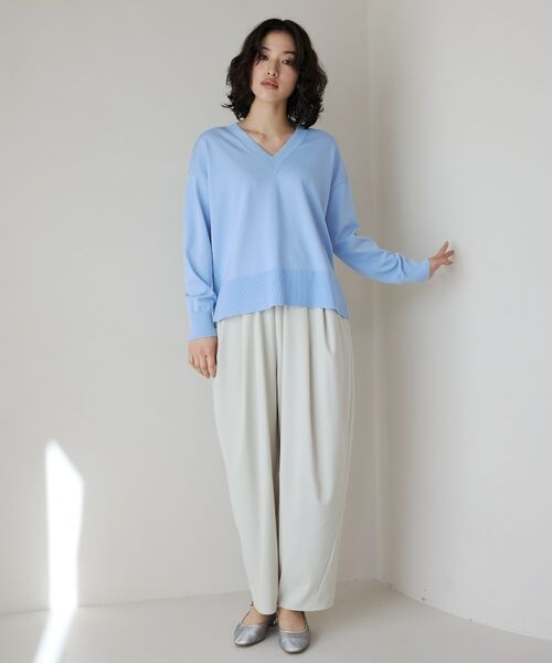 THE SHOP TK / ザ ショップ ティーケー ショート・ハーフ・半端丈パンツ | バレルパンツ【洗える】 | 詳細6