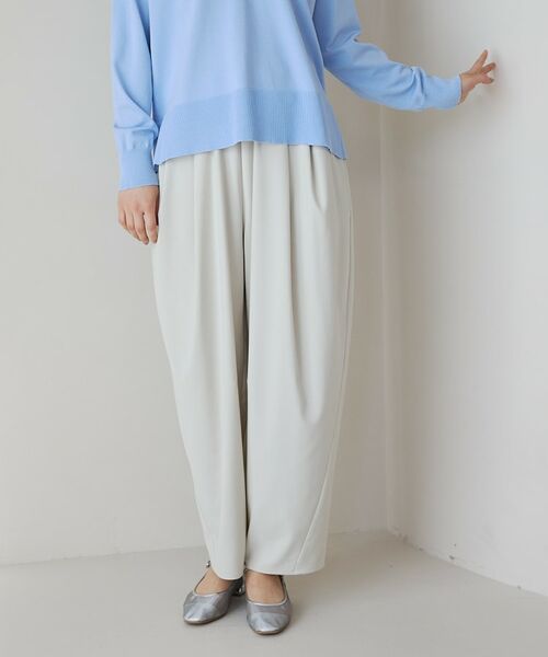 THE SHOP TK / ザ ショップ ティーケー ショート・ハーフ・半端丈パンツ | バレルパンツ【洗える】 | 詳細7