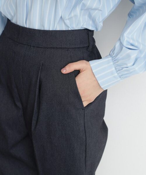 THE SHOP TK / ザ ショップ ティーケー ショート・ハーフ・半端丈パンツ | ハイパーストレッチテーパードパンツ【洗える】 | 詳細10