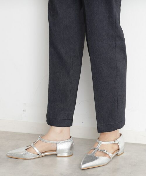 THE SHOP TK / ザ ショップ ティーケー ショート・ハーフ・半端丈パンツ | ハイパーストレッチテーパードパンツ【洗える】 | 詳細11