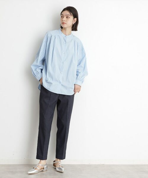 THE SHOP TK / ザ ショップ ティーケー ショート・ハーフ・半端丈パンツ | ハイパーストレッチテーパードパンツ【洗える】 | 詳細2