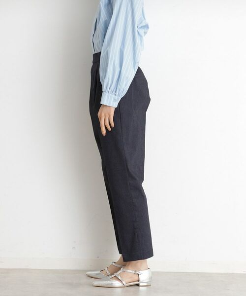 THE SHOP TK / ザ ショップ ティーケー ショート・ハーフ・半端丈パンツ | ハイパーストレッチテーパードパンツ【洗える】 | 詳細6