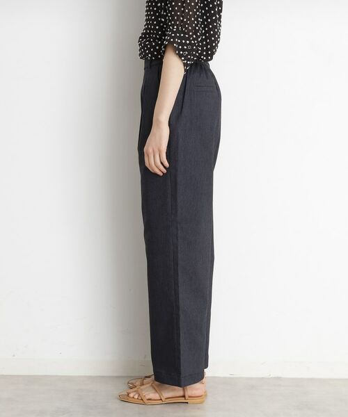 THE SHOP TK / ザ ショップ ティーケー パンツ | ハイパーストレッチワイドパンツ【洗える】 | 詳細5