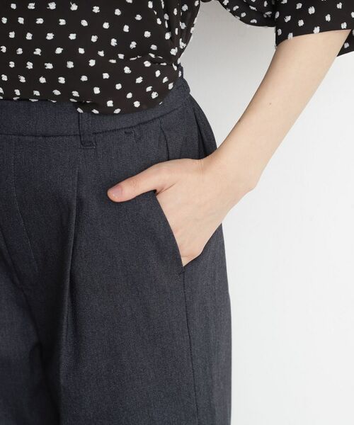 THE SHOP TK / ザ ショップ ティーケー パンツ | ハイパーストレッチワイドパンツ【洗える】 | 詳細9