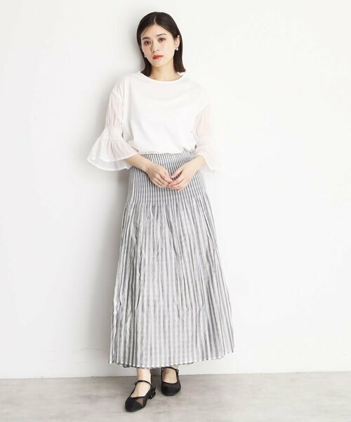 THE SHOP TK / ザ ショップ ティーケー ロング・マキシ丈スカート | リバーシブルスカート【洗える】 | 詳細10