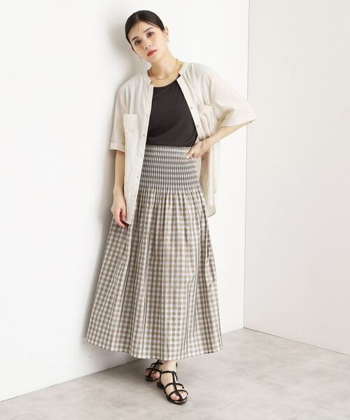 THE SHOP TK / ザ ショップ ティーケー ロング・マキシ丈スカート | リバーシブルスカート【洗える】 | 詳細15