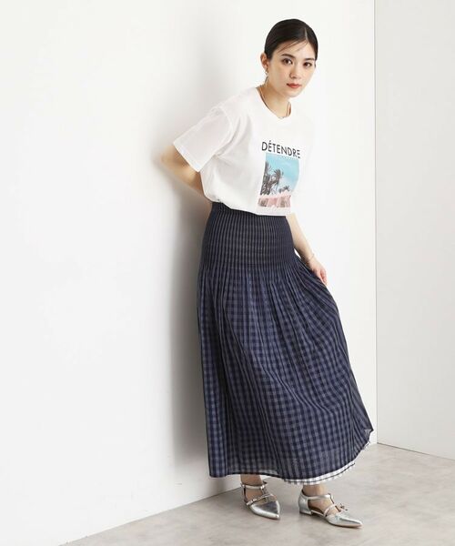 THE SHOP TK / ザ ショップ ティーケー ロング・マキシ丈スカート | リバーシブルスカート【洗える】 | 詳細24