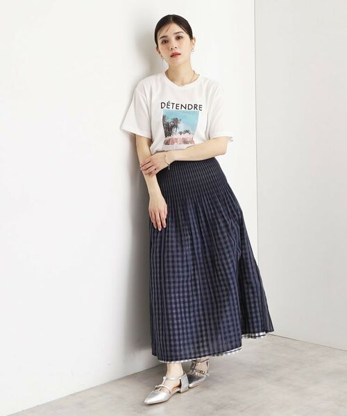 THE SHOP TK / ザ ショップ ティーケー ロング・マキシ丈スカート | リバーシブルスカート【洗える】 | 詳細25