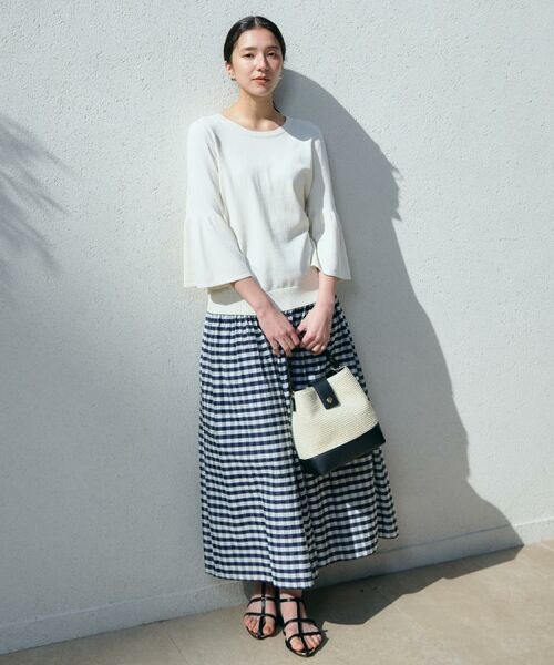 THE SHOP TK / ザ ショップ ティーケー ロング・マキシ丈スカート | リバーシブルスカート【洗える】 | 詳細3