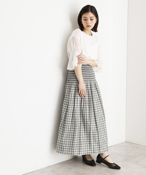 THE SHOP TK / ザ ショップ ティーケー ロング・マキシ丈スカート | リバーシブルスカート【洗える】 | 詳細8