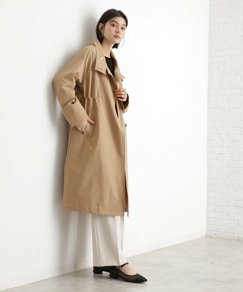 THE SHOP TK / ザ ショップ ティーケー トレンチコート | スタンドカラートレンチコート【洗える】 | 詳細2