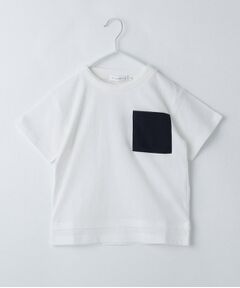 THE SHOP TK / ザ ショップ ティーケー Tシャツ | 【110-160】レイヤー風ポケットTシャツ/洗濯機OK