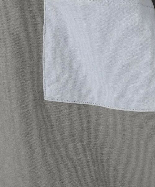 THE SHOP TK / ザ ショップ ティーケー Tシャツ | 【110-160】レイヤー風ポケットTシャツ/洗濯機OK | 詳細12