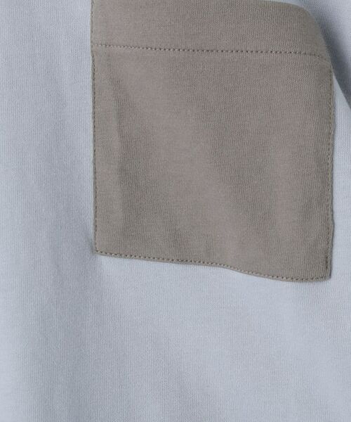 THE SHOP TK / ザ ショップ ティーケー Tシャツ | 【110-160】レイヤー風ポケットTシャツ/洗濯機OK | 詳細15