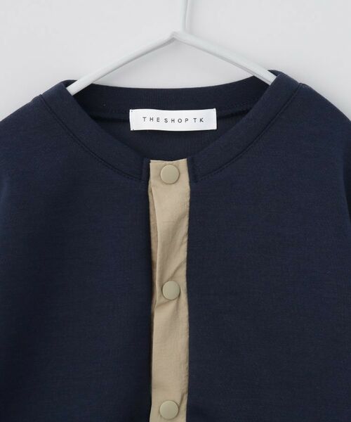 THE SHOP TK / ザ ショップ ティーケー カーディガン・ボレロ | 【110-160】ダンボールスナップカーディガン/セットアップ可・洗濯機OK | 詳細8