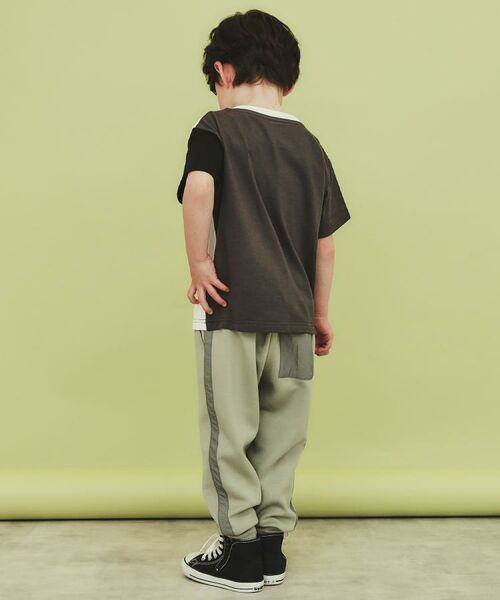 THE SHOP TK / ザ ショップ ティーケー パンツ | 【110-160】ダンボールジョガーパンツ/セットアップ可・洗濯機OK | 詳細11