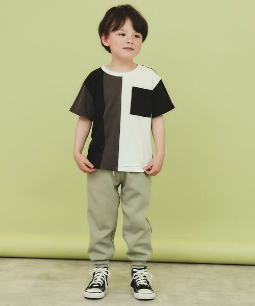 THE SHOP TK / ザ ショップ ティーケー パンツ | 【110-160】ダンボールジョガーパンツ/セットアップ可・洗濯機OK | 詳細9