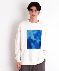 THE SHOP TK / ザ ショップ ティーケー カットソー | プリントリブ長袖Tシャツ