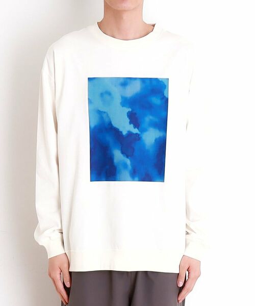 THE SHOP TK / ザ ショップ ティーケー カットソー | プリントリブ長袖Tシャツ | 詳細12