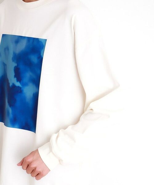 THE SHOP TK / ザ ショップ ティーケー カットソー | プリントリブ長袖Tシャツ | 詳細16